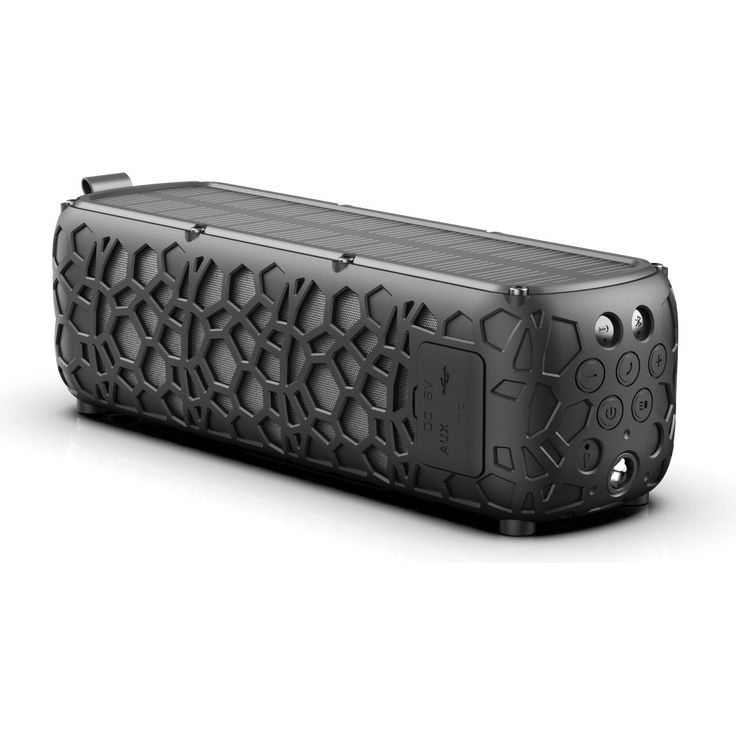 4Smarts Solar Stereo-Lautsprecher Endless Summer, schwarz – Bild 2