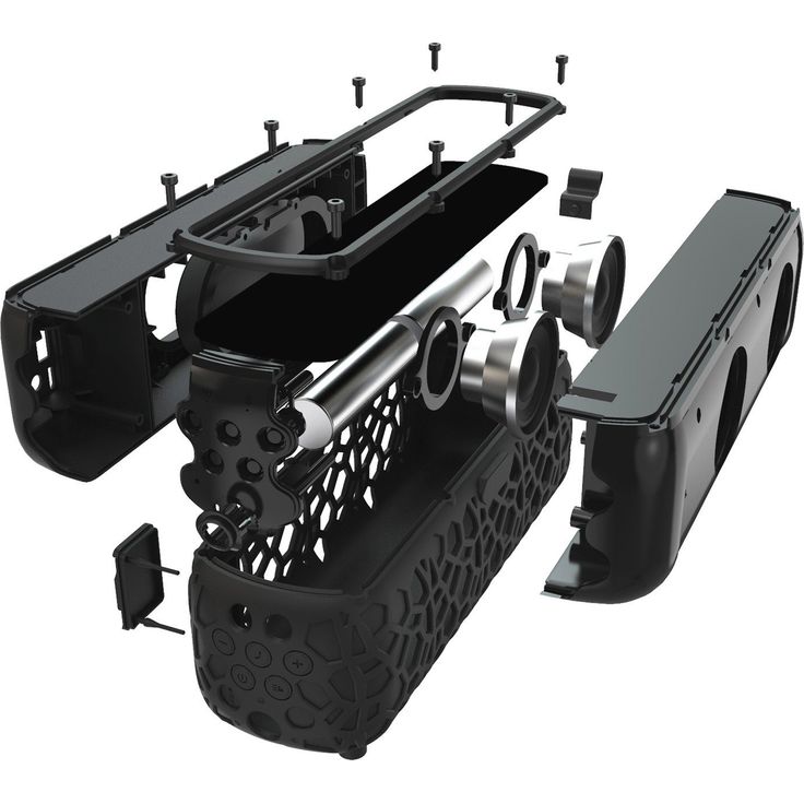 4Smarts Solar Stereo-Lautsprecher Endless Summer, schwarz – Bild 5