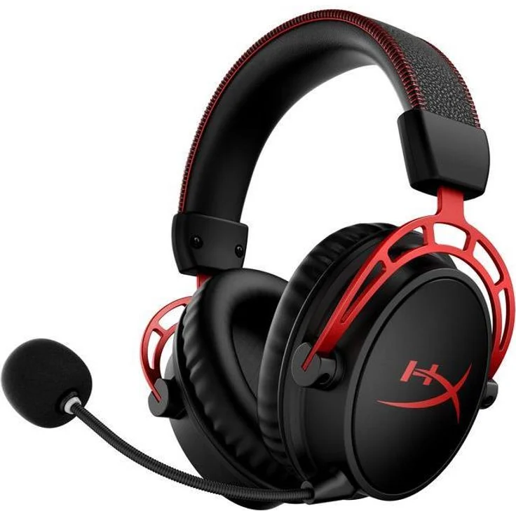 HP HyperX Cloud Alpha Wireless Gaming-Headset Schwarz, Rot (4P5D4AA) – Bild 1