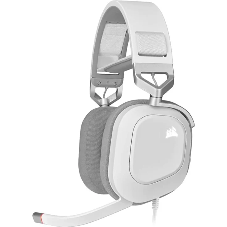 Corsair HS80 RGB USB Premium Gaming-Headset White (CA-9011238-EU) – Bild 1