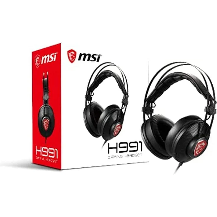 MSI Gaming-Headset H991, S37-21000A1-V33, 20x 17x 10 cm, Schwarz - Preisvergleich – Bild 5