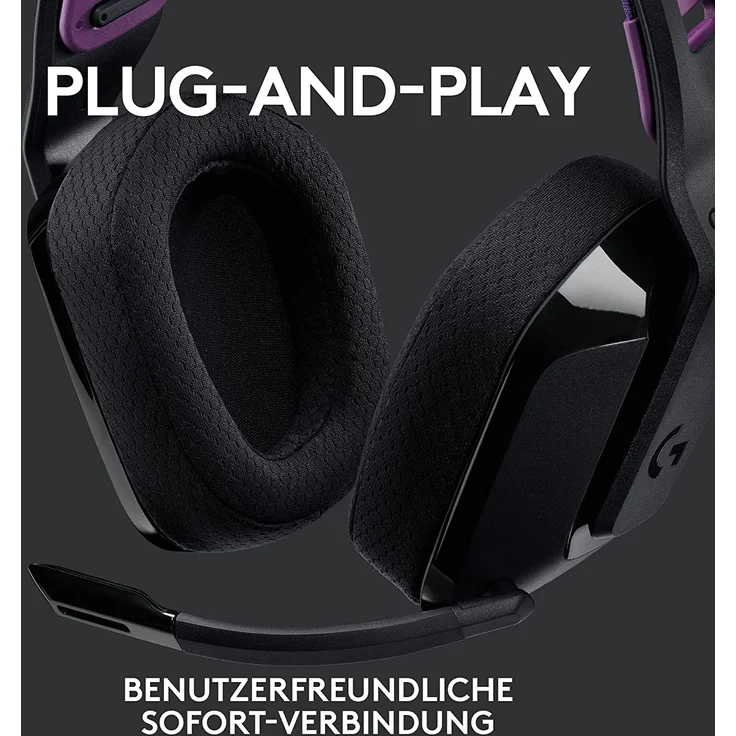 Logitech G535 Lightspeed, Kopfhörer Over-Ear, USB, Discord (981-000972) – Bild 4