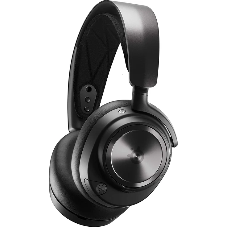 SteelSeries Arctis Nova Pro Wireless Gaming-Headset, ANC, USB-C, Klinke, Schwarz (61520) – Bild 2