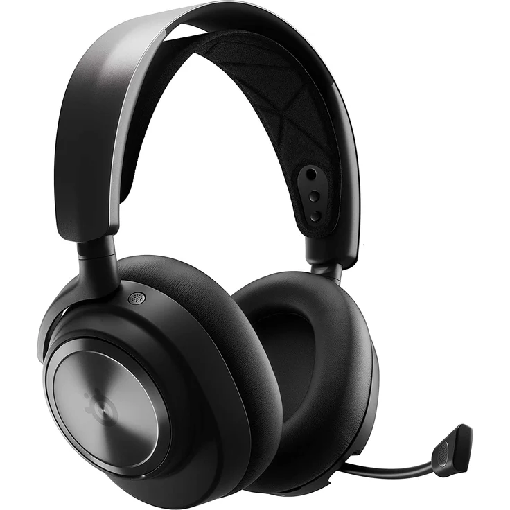 SteelSeries Arctis Nova Pro Wireless Gaming-Headset, ANC, USB-C, Klinke, Schwarz (61520) – Bild 5