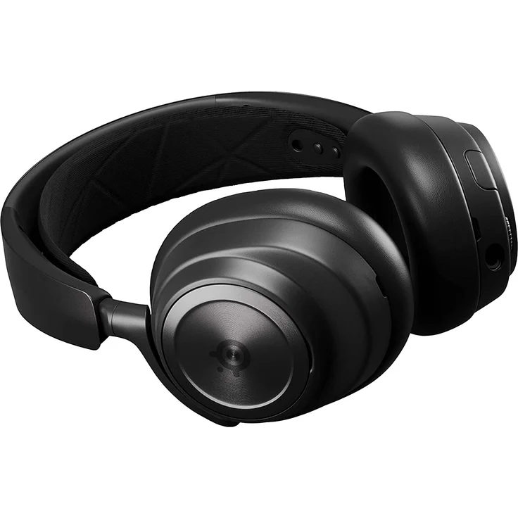 SteelSeries Arctis Nova Pro Wireless Gaming-Headset, ANC, USB-C, Klinke, Schwarz (61520) – Bild 4