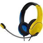 PDP LVL40 Wired Stereo Gaming-Headset Headset Nintendo Switch Wildcat Yellow & Blue