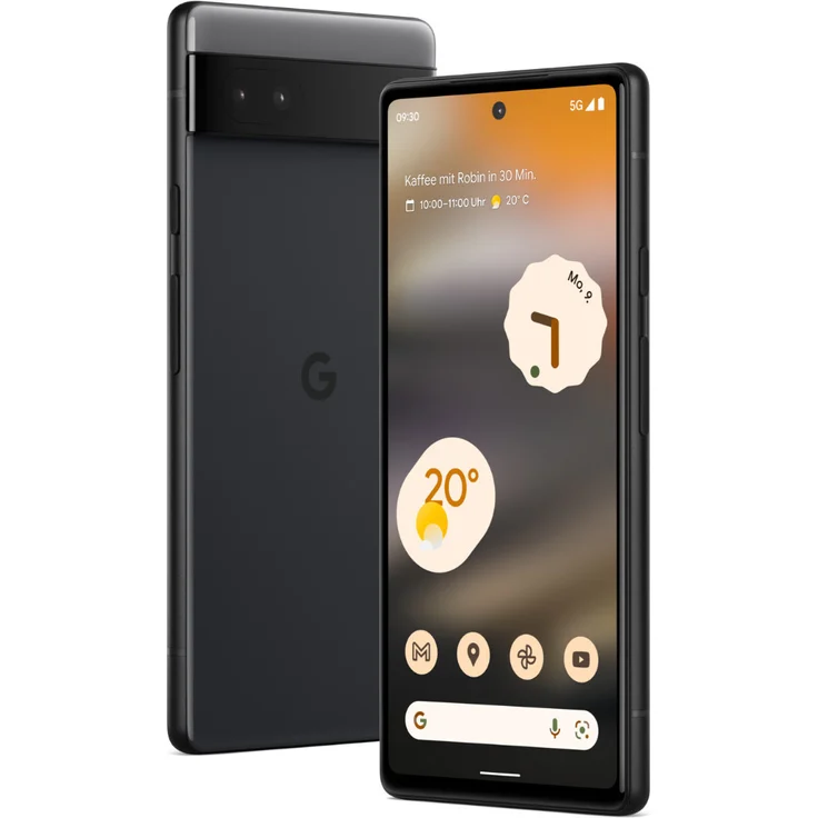 Google Pixel 6a 5G Smartphone 15,49cm (6,1 Zoll) OLED-Display, 128GB interner Speicher, 6GB RAM, Dual-SIM, Android 12, Charcoal – Bild 10