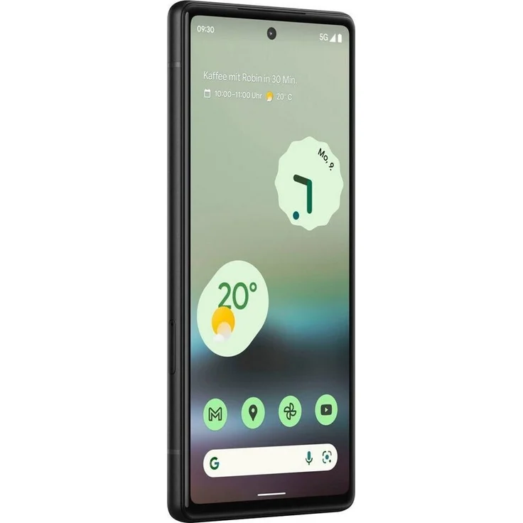 Google Pixel 6a 5G Smartphone 15,49cm (6,1 Zoll) OLED-Display, 128GB interner Speicher, 6GB RAM, Dual-SIM, Android 12, Chalk – Bild 4