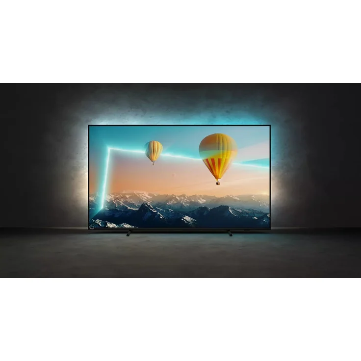 Philips 55PUS8007-12 139 cm (55 Zoll) LED Ambilight Smart TV (Ultra HD, Dolby Vision, HDR10+, HDR10, HLG) HD-Triple-Tuner (Sat, Antenne, Kabel) Modelljahr 2022 Energieklasse F (DE-Modell) – Bild 4