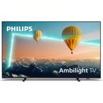 Philips 55PUS8007-12 139 cm (55 Zoll) LED Ambilight Smart TV (Ultra HD, Dolby Vision, HDR10+, HDR10, HLG) HD-Triple-Tuner (Sat, Antenne, Kabel) Modelljahr 2022 Energieklasse F (DE-Modell)