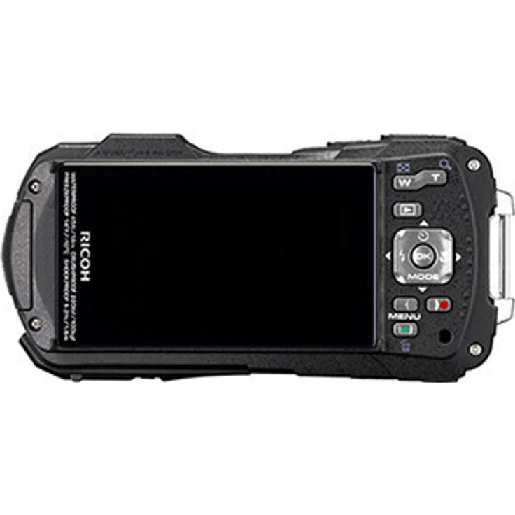 Ricoh WG-80 Outdoor-Kamera (5x opt. Zoom, 7,2x digit. Zoom, 16MP, Full HD), schwarz – Bild 3