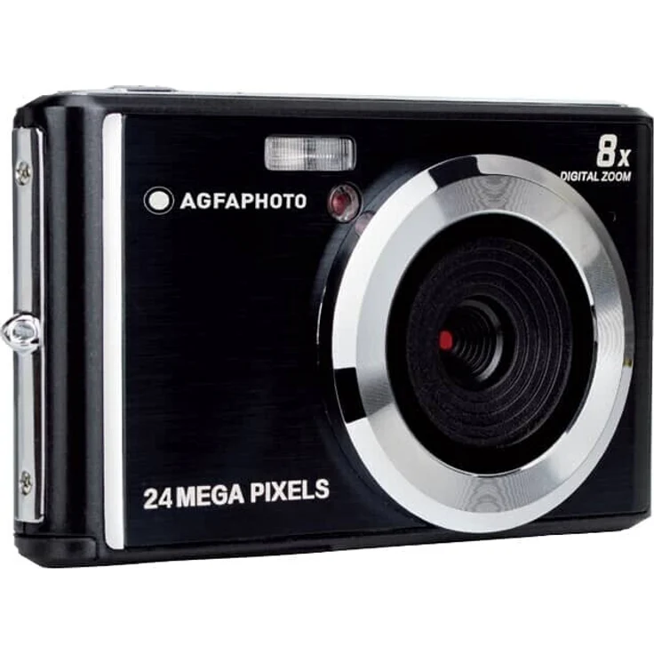 AgfaPhoto DC5500 digitale Kompaktkamera (8x Digit. Zoom, 5 MP, HD-ready), schwarz  – Bild 1