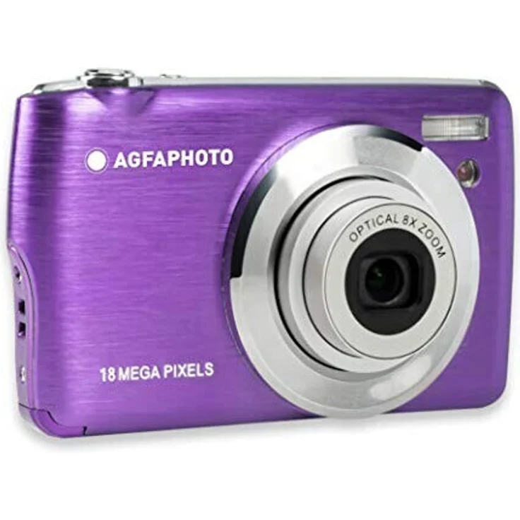 AgfaPhoto Realishot DC8200 digitale Kompaktkamera (8x opt. Zoom, 18 MP, Full HD), violett – Bild 1