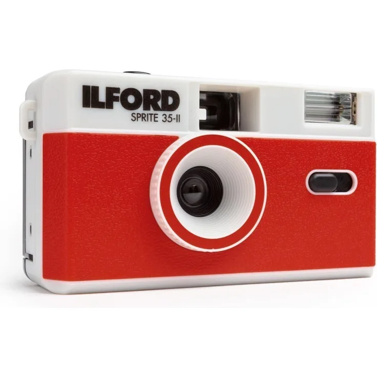 Ilford Sprite 35-II, silber/rot