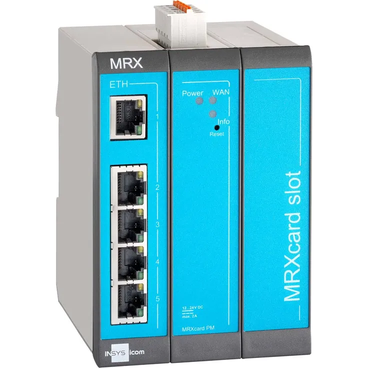 Insys icom MRX MRX3 LAN - Router - 5-Port-Switch