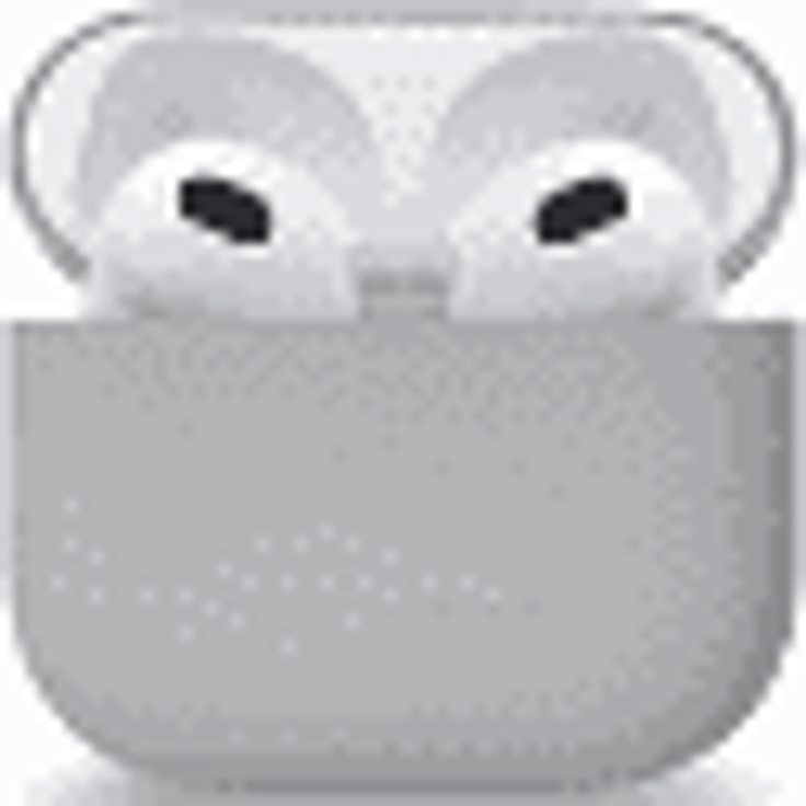 Decoded Silikon AirCase für Apple AirPods 3. Gen., grau