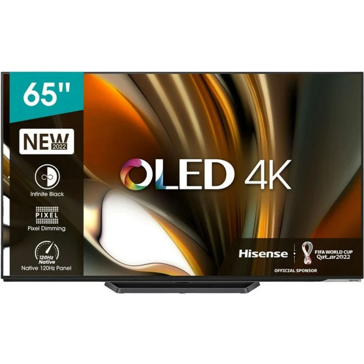 Hisense 65A85H 164 cm (65 Zoll) OLED Smart TV (Ultra HD, HDR, OLED) HD-Triple-Tuner (Sat, Antenne, Kabel) Energieklasse G (DE-Modell) – Bild 1