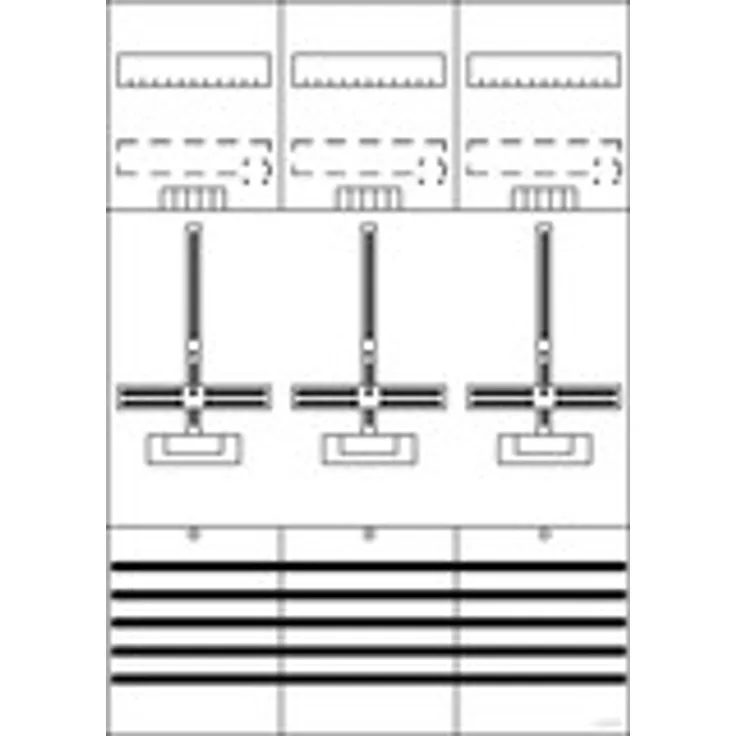 STRI Zählerfeld DF37C3 7RE 6Z VV.m.ZK.