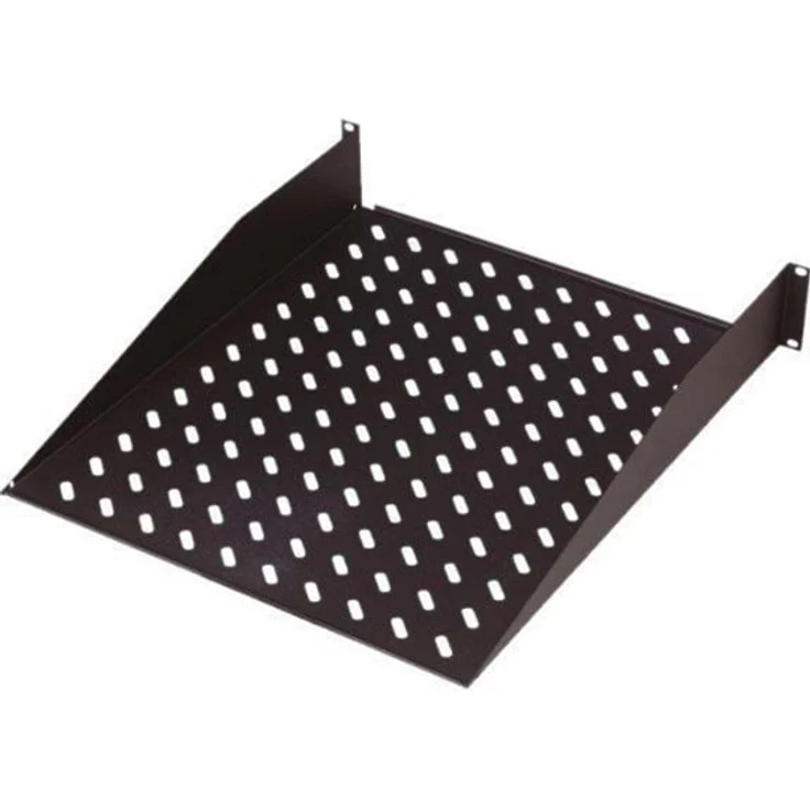 DIGITUS Rackmount 19-'-' fixed shelf 2U - Rackbefestigung - 2 HE - RAL 9005 - Preisvergleich – Bild 1