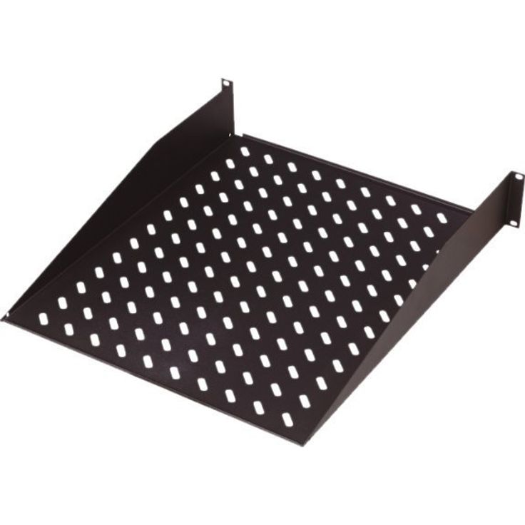 DIGITUS Rackmount 19-'-' fixed shelf 2U - Rackbefestigung - 2 HE - RAL 9005 - Preisvergleich – Bild 5