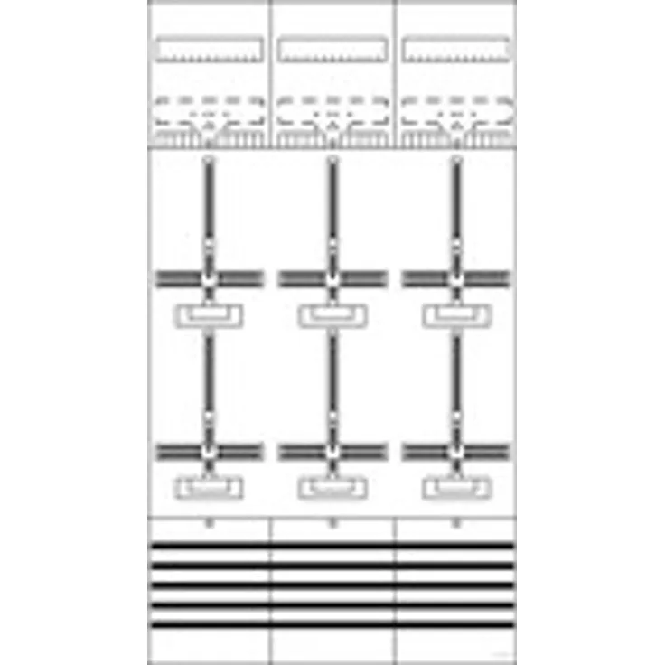 STRI Zählerfeld DF39B6 9RE 6Z VV.m.ZK.