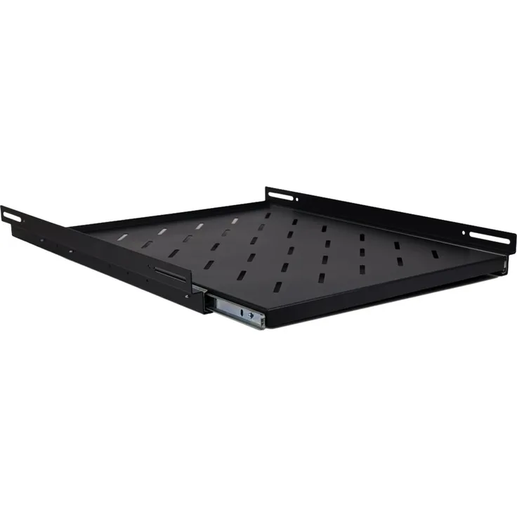 Inter-Tech SWS-550-800 - Rack-Bodenpaneel - Schwarz, RAL 9005 - 1U - 48.3 cm (19-'-')
