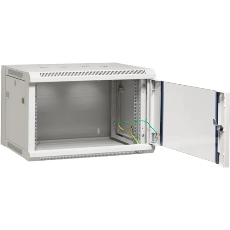 EFB-Elektronik Flat Rack - Gehäuse - geeignet für Wandmontage - RAL 7035 - 6U - 48.3 cm (19-'-')