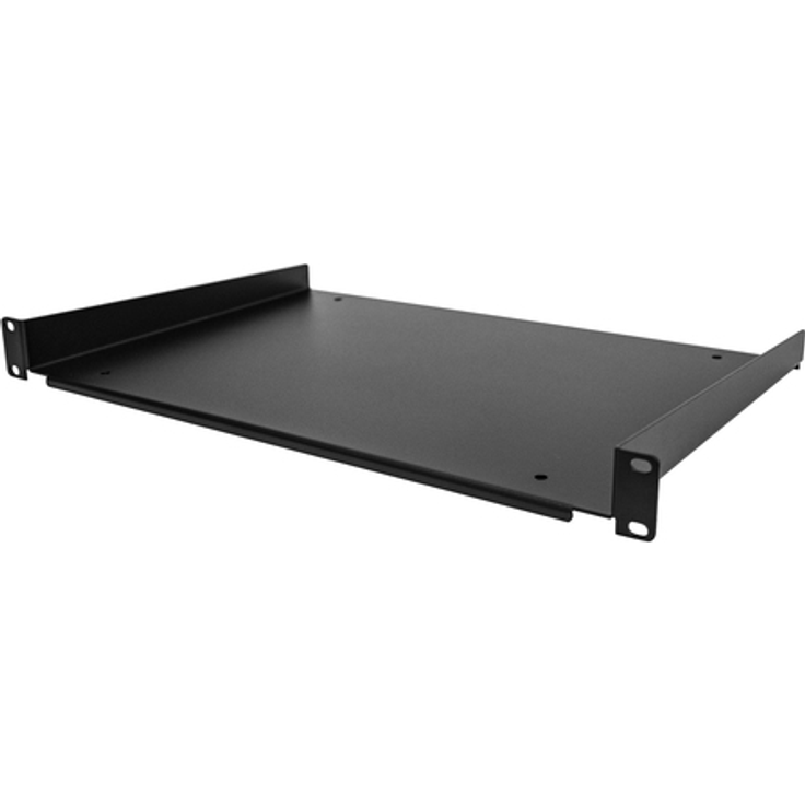 StarTech.com 1U Fixed Server Rack Mount Shelf, 30,50cm (12-'-') Deep Steel Universal Cantilever Tray for 48,30cm (19-'-') AV-Data-Network Equipment Rack with Cage Nuts & Screws, 55lbs Weight Capacity, 30,50cm (12-'-') Deep - 1U Network Rack Shelf (SHELF-1U