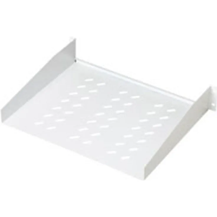 DIGITUS 2HE Fachboden perforiert, Grau, 25 kg, 85x483x550 mm