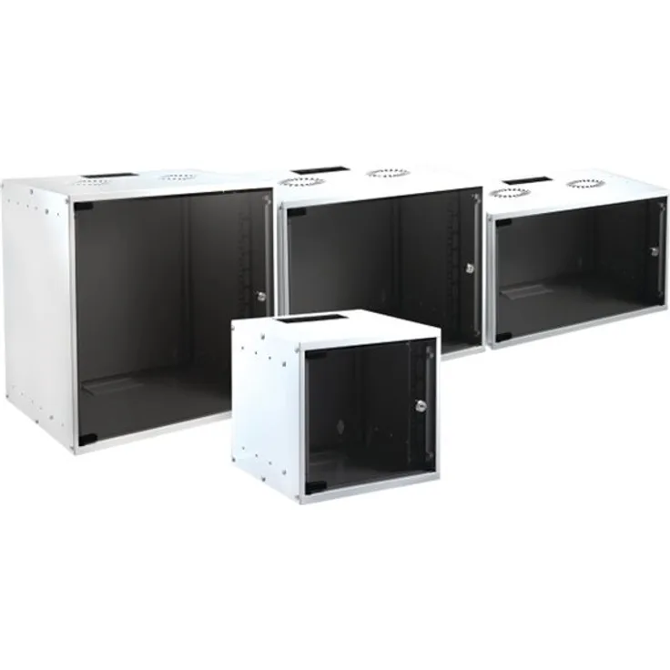 EFB-Elektronik BASIC - Gehäuse Netzwerkschrank - geeignet für Wandmontage - weiß, RAL 9010 - 9U - 48.3 cm (19-'-')