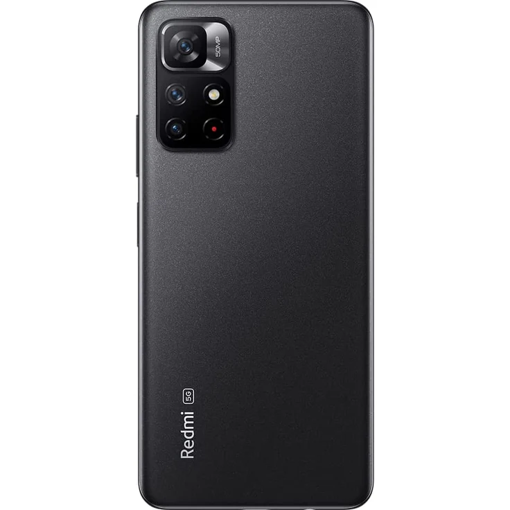 Xiaomi Redmi Note 11S 5G Smartphone 16,76cm (6,6 Zoll) IPS-Display, 128GB interner Speicher, 6GB RAM, Hybrid-SIM, Android 11, Schwarz – Bild 3