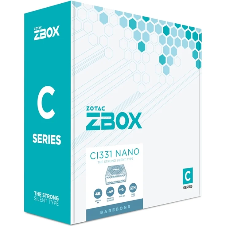 Zotac ZBOX C Series CI331 nano - Barebone - Mini-PC (ZBOX-CI331NANO-BE) – Bild 5