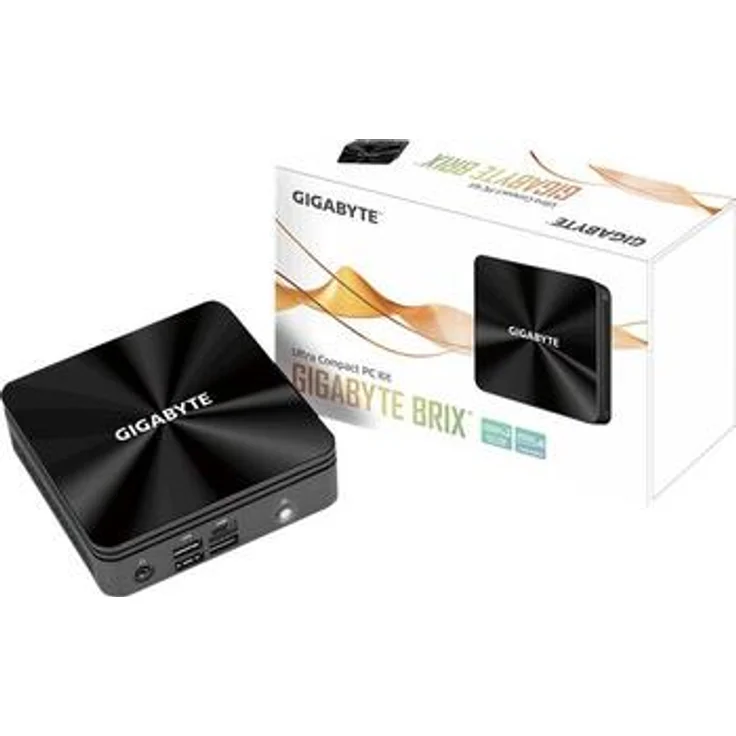 Gigabyte Brix GB-BRi3-10110, 2x DDR4 SO-DIMM, Barebone 2x HDMI 2.0a, 2x USB-A 3.0, Wi-Fi (GB-BRI3-10110) – Bild 1