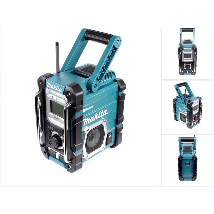 Makita DMR108N, Baustellenradio, (Streaming, UKW (FM), MW), blau - Preisvergleich – Bild 2