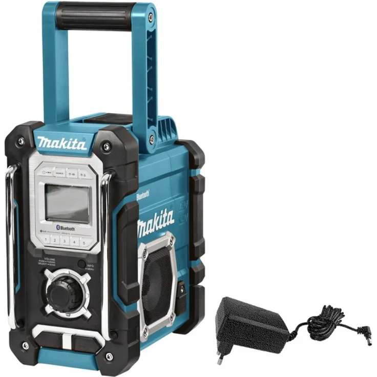 Makita DMR108N, Baustellenradio, (Streaming, UKW (FM), MW), blau - Preisvergleich – Bild 4