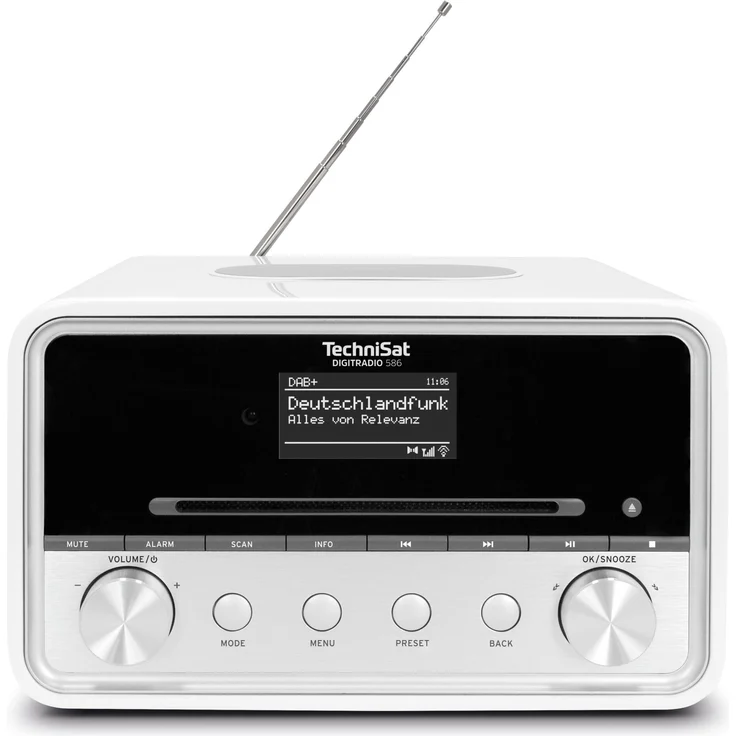 TechniSat DigitRadio 586  Digitalradio, (Spotify, Streaming, DAB, DAB+, Webradio), OLED, weiß – Bild 5