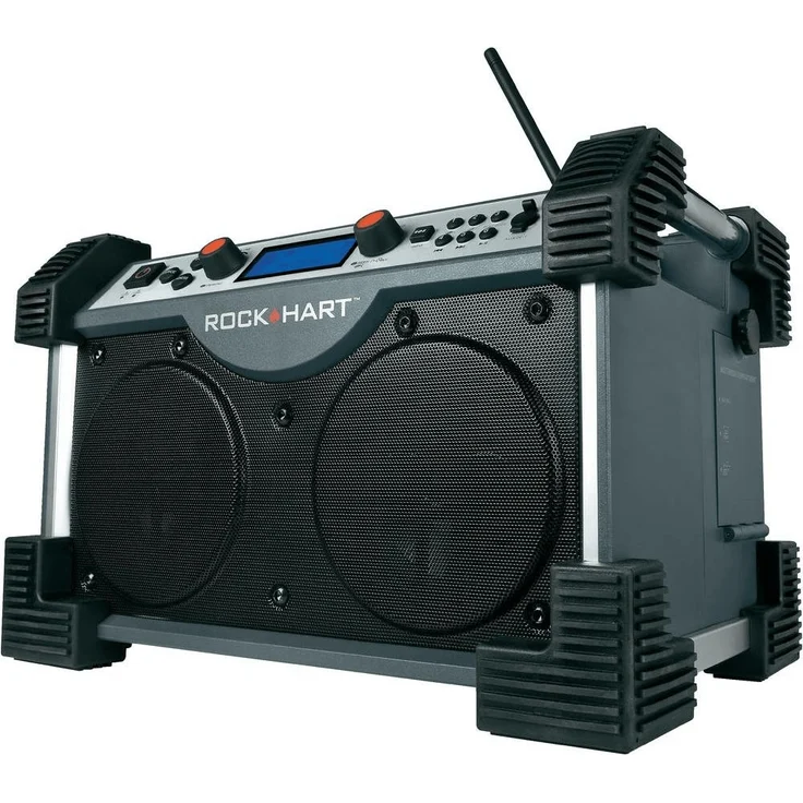 PerfectPro Rockhart BT Digitalradio, (Streaming, UKW (FM), DAB+), LCD, schwarz – Bild 2