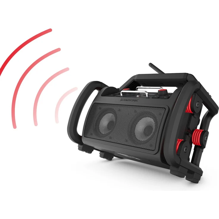 PerfectPro Rockpro RP2 Baustellenradio, (Streaming, UKW (FM), DAB+), LED, schwarz – Bild 5
