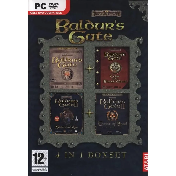Baldur's Gate: 4 in 1 Boxset - Windows - Samlung - PEGI 12
