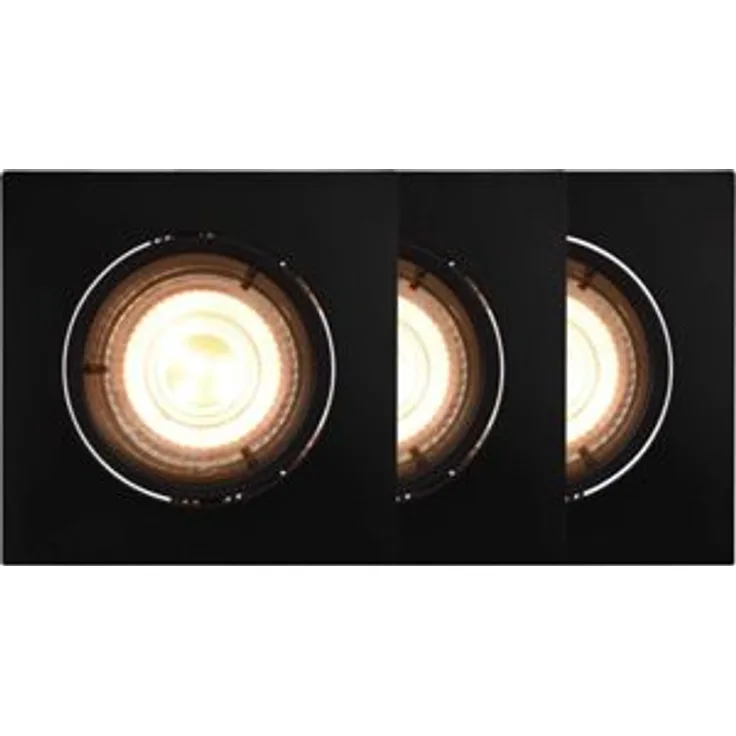 Nordlux Carina Bad-Einbauleuchte LED GU10 IP20 Schwarz