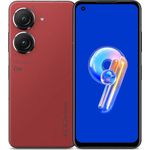 Asus Zenfone 9 5G Smartphone 14,98cm (5,9 Zoll) AMOLED-Display, 128GB interner Speicher, 8GB RAM, Dual-SIM, Sunset Red