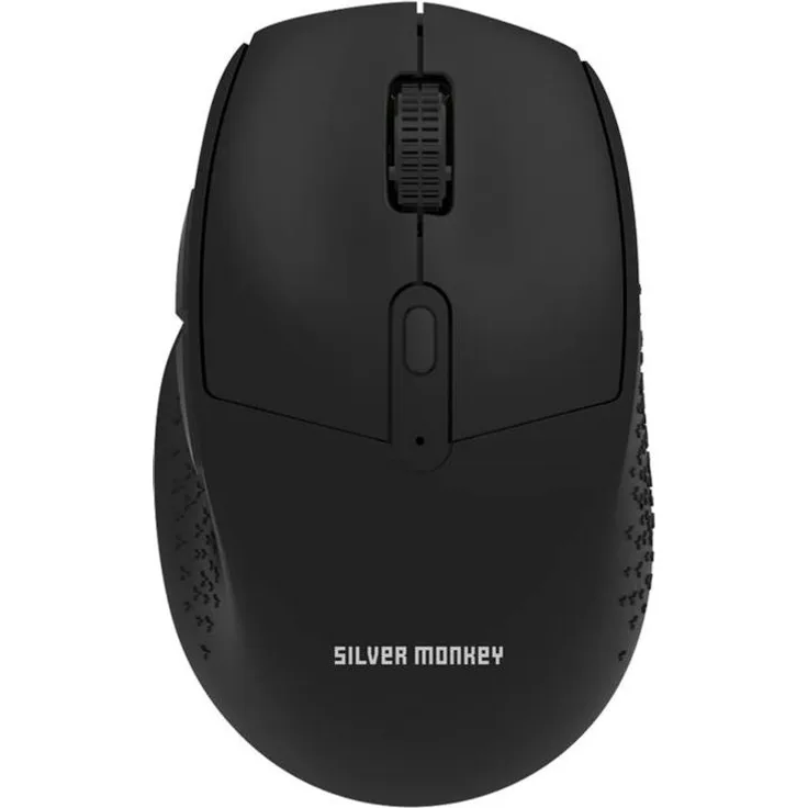 SILVER MONKEY M70 Wireless Comfort Mouse Black Silent (OM-004W-SM)