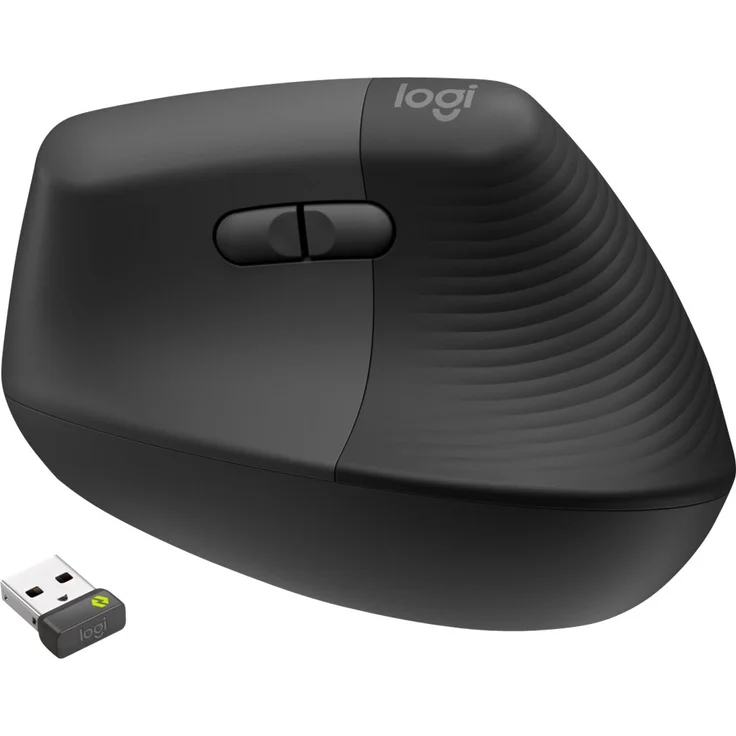Logitech Lift for Business vertical mouse Bluetooth 2.4 GHz graphite Vertical mouse (Schwarz) (910-006494) – Bild 6