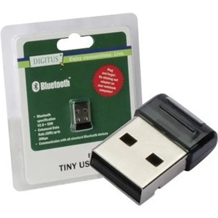 DIGITUS Bluetooth 2.1 Tiny USB adapter DN-3021-1 - Bluetooth-Adapter - USB 2.0 - Bluetooth 2.1 EDR