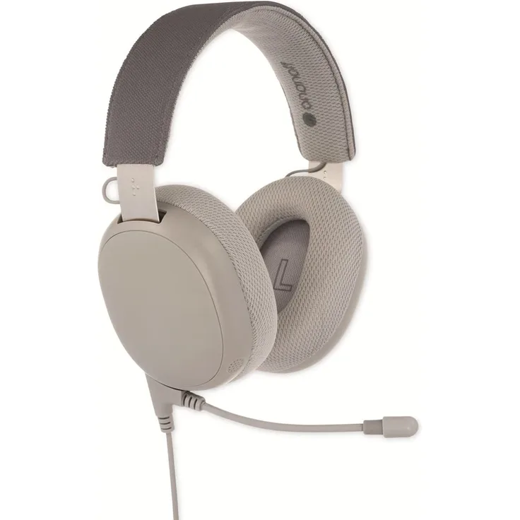 Onanoff StudyPhones Over-Ear-Kopfhörer (Passive Noise Cancelling, BuddyJack, SafeAudio), grau