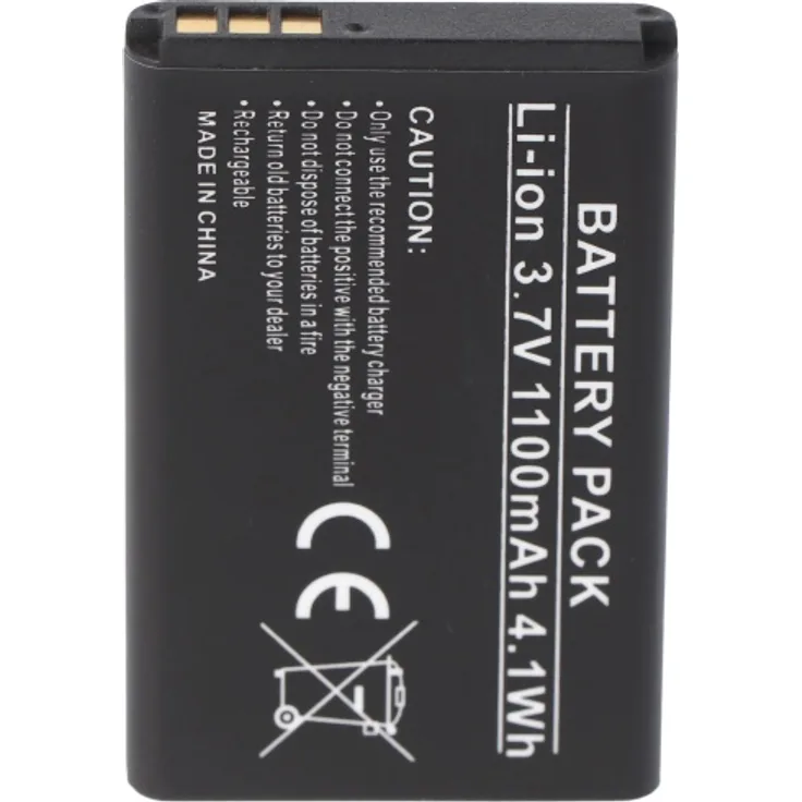 Akku passend für Primo by Doro Li-ion Battery 3.7VDC-1100mAh-4,1Wh RCB01P02