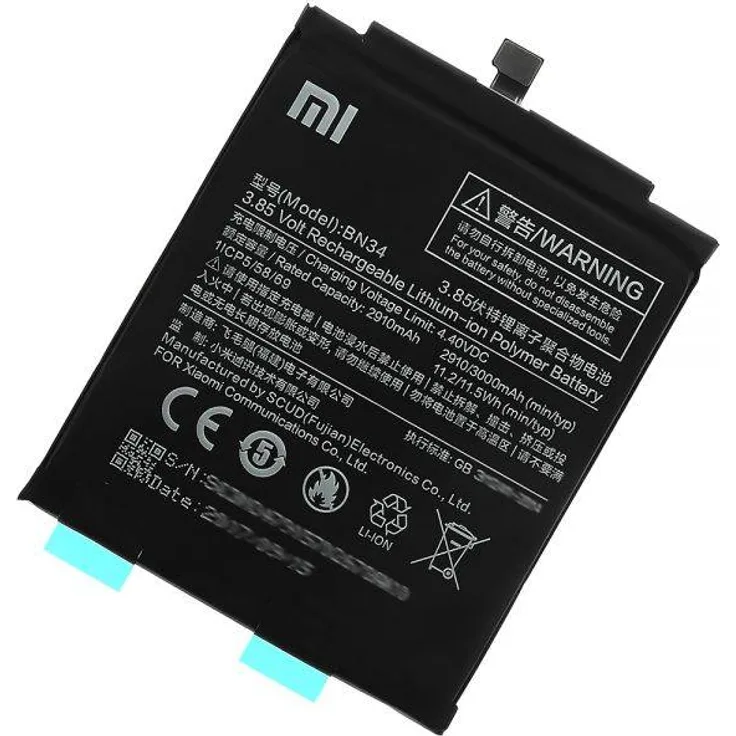 Akku Original Xiaomi Redmi 5a - BN34, 3000mAh