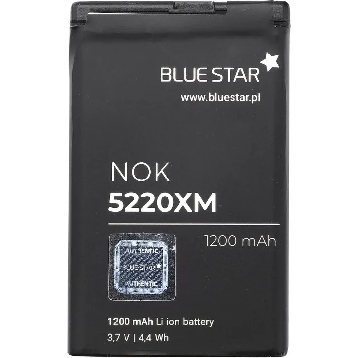 Bluestar Akku Ersatz kompatibel mit Nokia 3720 - 6030 - 6730 1200 mAh Austausch Batterie Accu BL-5CT