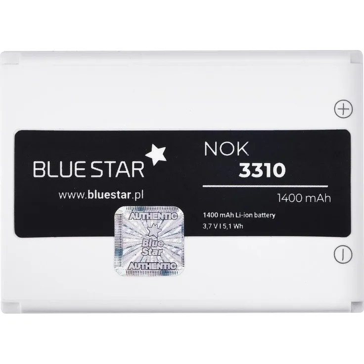 Bluestar Akku Ersatz kompatibel mit Nokia 3310 - 3330 - 3510 - 3510i 1400 mAh Austausch Batterie Accu Nokia BLC-2