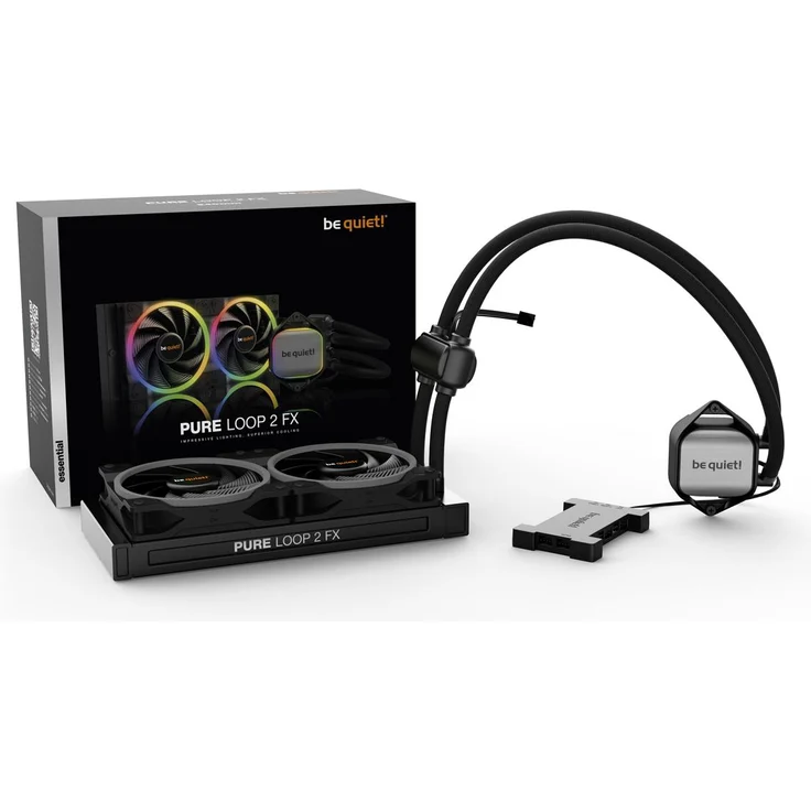 be quiet! Pure Loop 2 FX 240mm, All in One Wasserkühlung, Schwarz (BW013) – Bild 3